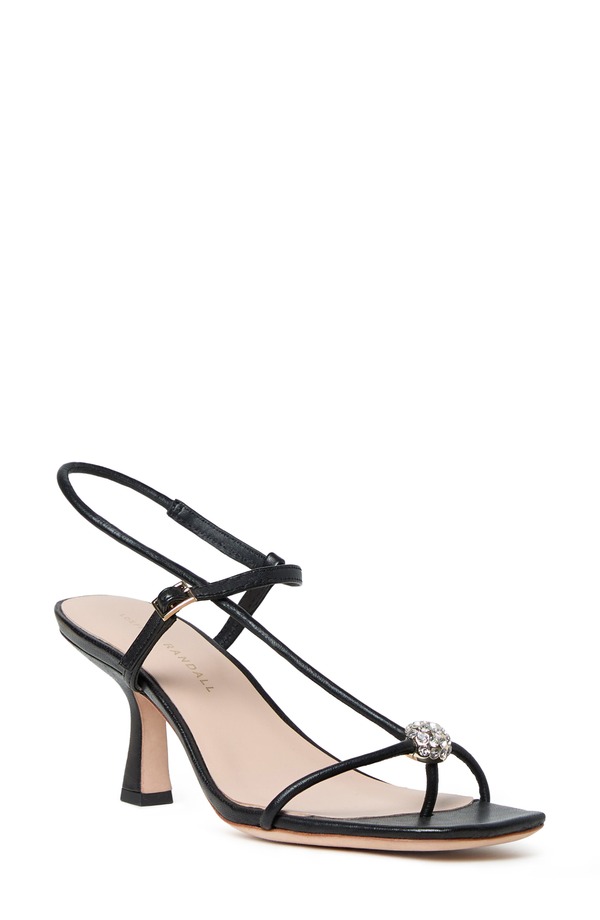 ロフラー ランダル レディース シューズ ヒール サンダル Loefflerandall Triana Slingback Sandal Black/ Gold Crystal ブラック 43,420円