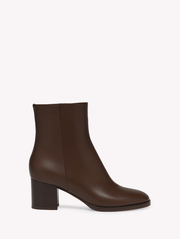 ジャンヴィト ロッシ レディース シューズ ブーツ・レインブーツ Gianvito Rossi Santiago Bootie Brown Calf 赤銅色