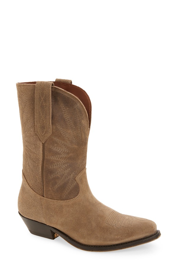 ゴールデングース レディース シューズ ブーツ・レインブーツ Golden Goose Wish Star Short Western Boot Beige ベージュ