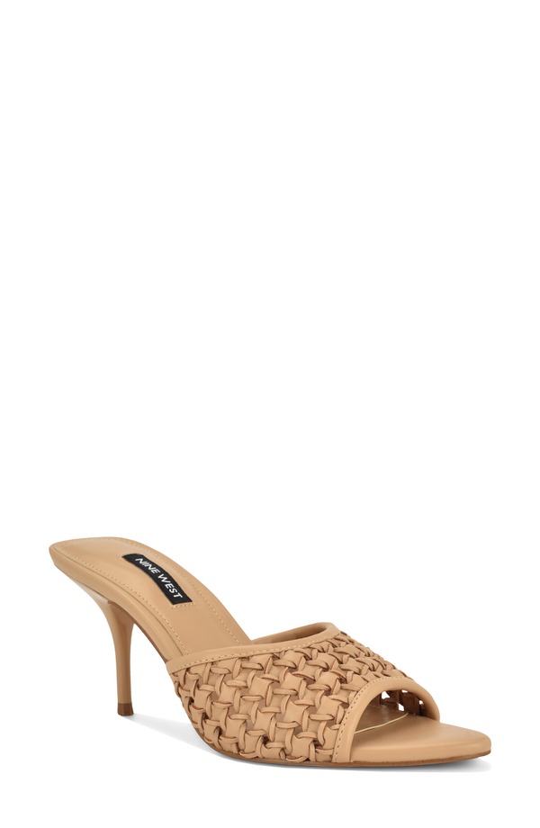 ナインウェスト レディース シューズ 踵 サンダル Nine West Kirela Woven Sandalight Natural