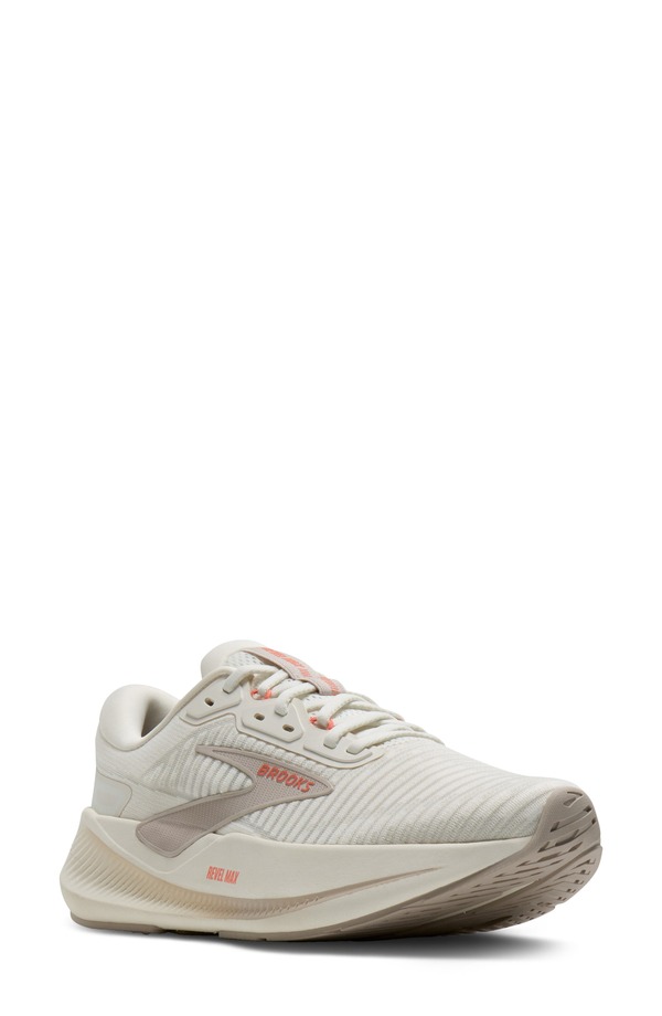 ブルックス レディース シューズ スニーカー Brooks Revel Max Running Shoe Coconut/ Chateau/ Peach 桃