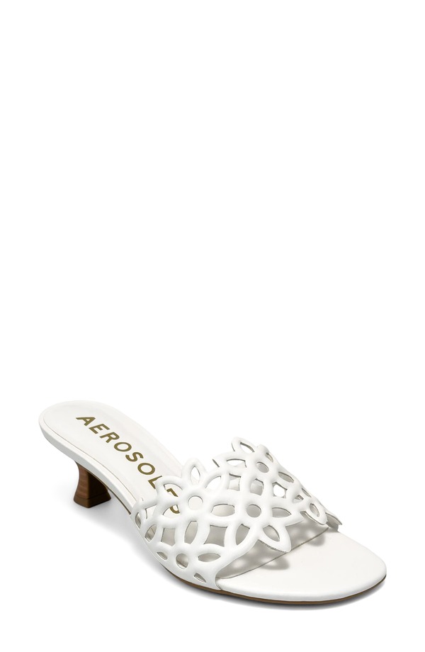 エアロソールズ レディース シューズ 踵 サンダル Aerosoles Kirah Sandal Bright White Fx Nappa 白いこと