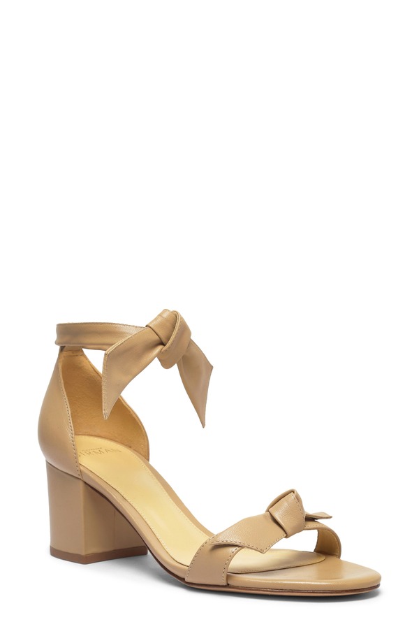 アレクサンドラバードマン レディース シューズ サンダル ヒール Alexandre Birman Clarita Block Heel Sandal Beige ベージュ|ReVida 店