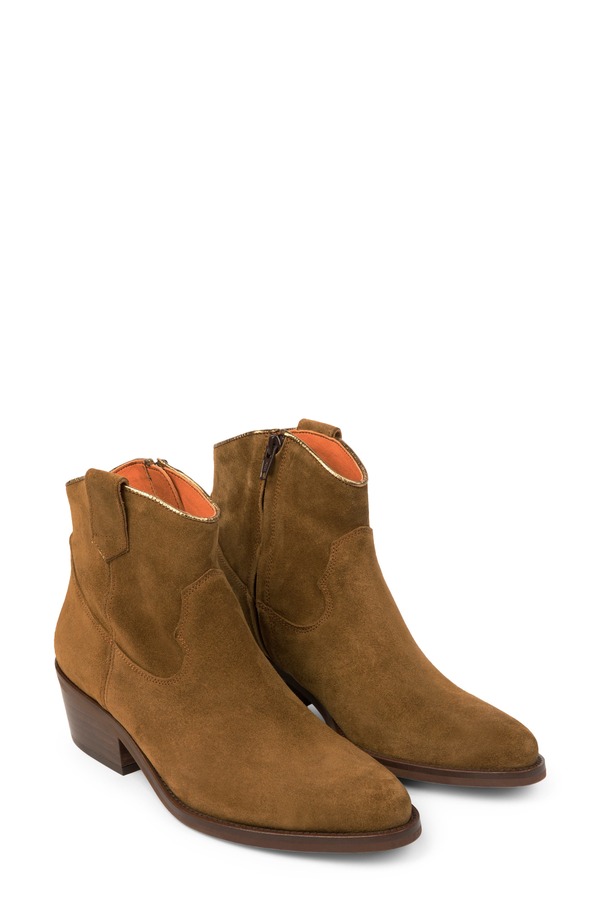 ペネロペシルバーズ レディース シューズ ブーツ・レインブーツ スエードクロス Penelope Chilvers Cassidy Suede Cowboy Boot 221 Tan タン