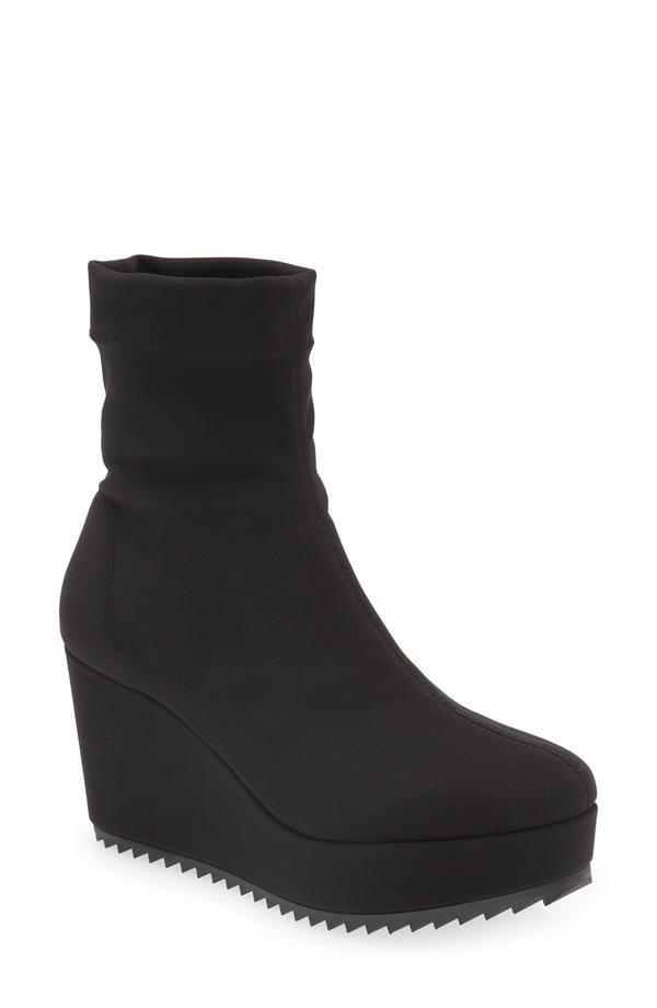 ペドロガルシア レディース シューズ ブーツ・レインブーツ Pedro Garcia Urbana Wedge Bootie Black 2-Way Stretch 黒いこと
