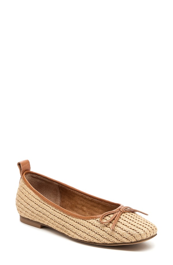 ケルシーダッガー レディース シューズ パンプス Kelsi Dagger Brooklyn Frankie Flat Natural Raffia