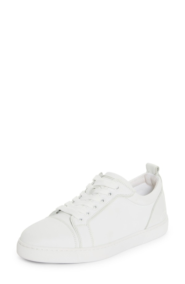 クリスチャン・ルブタン レディース シューズ スニーカー Christian Louboutin Fun Louise Junior Low Top Sneaker White 白いこと