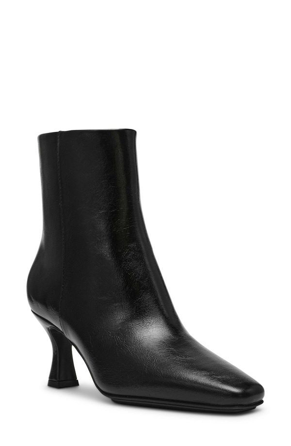 アンクライン レディース シューズ ブーツ・レインブーツ Anne Klein Pablo Bootie Black Smooth 黒いこと
