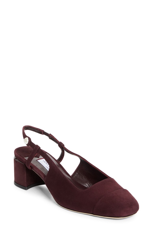 ジミーチュー レディース シューズ パンプス Jimmy Choo Elisa Slingback Pump Deep Merlot/ Deep Merlot｜ReVida 店