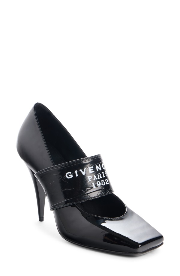 ジバンシー レディース シューズ パンプス ロゴタイプ Givenchy Logo Square Toe Mary Jane Pump Black 黒いこと