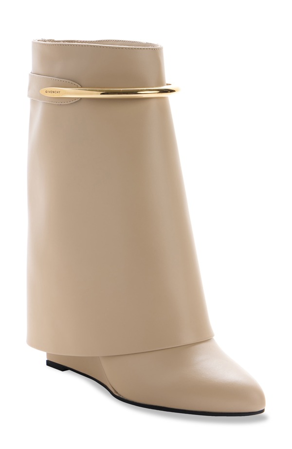 ジバンシー レディース シューズ ブーツ・レインブーツ アンクル Givenchy Shark Pinch Ankle Boot Beige ベージュ