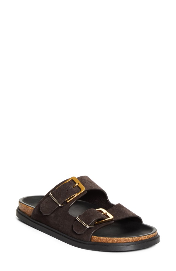ザ ファースト レディース シューズ サンダル The Row Buckle Slide Sandal Coffee 珈琲