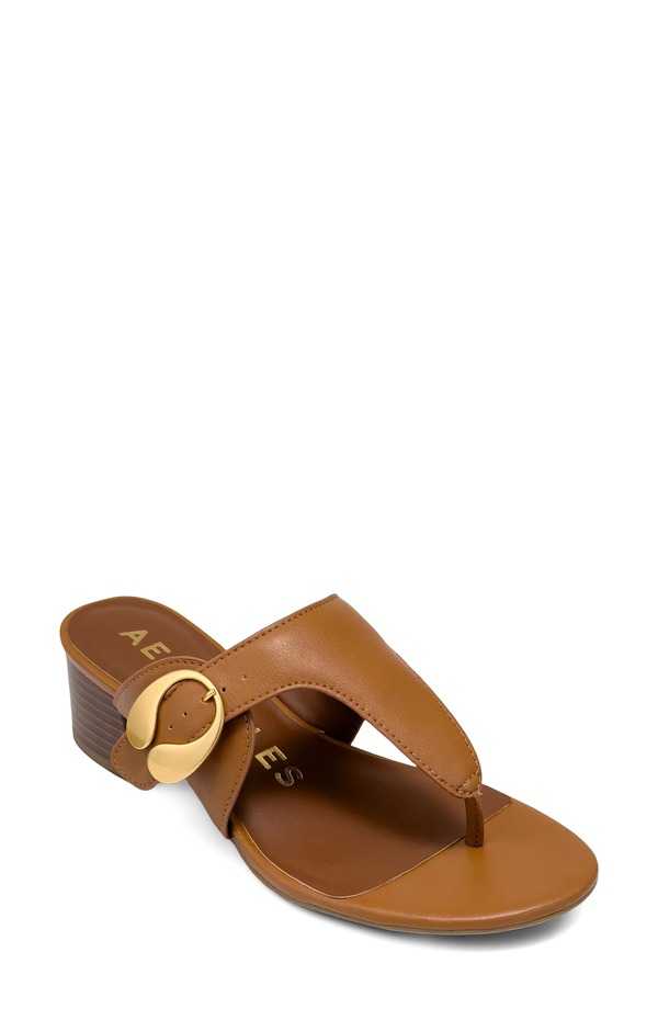 エアロソールズ レディース シューズ 踵 Aerosoles Cloude Flip Flop Tanappa タン