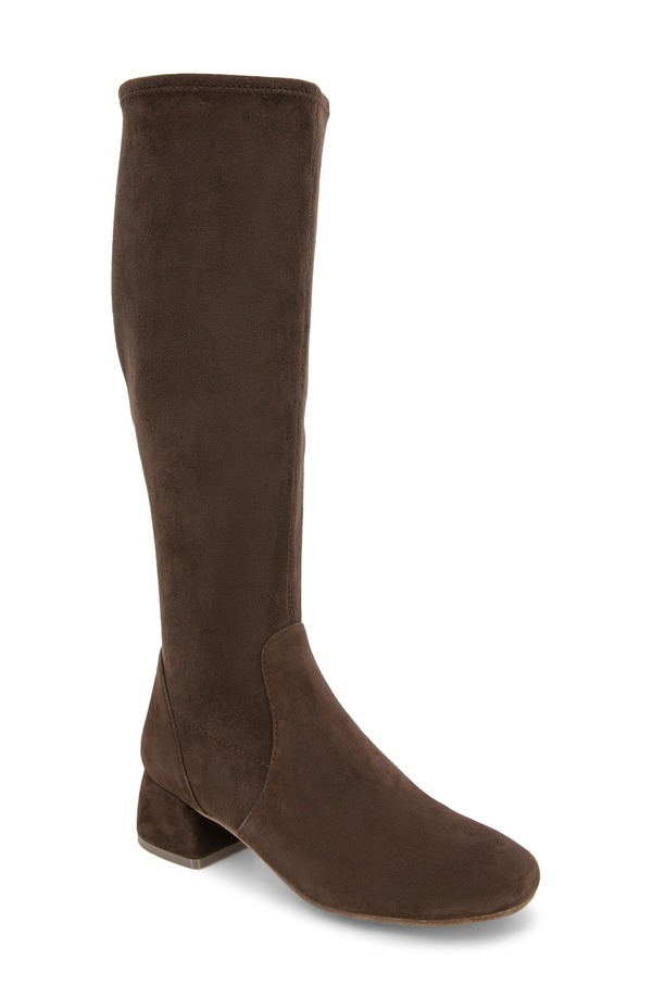 ジェントルソウルズ レディース シューズ ブーツ・レインブーツ Gentle Souls by Kenneth Colemma Stretch Knee High Boot Chocolate Suede チョコレート