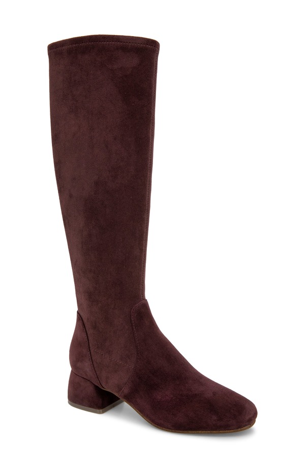 ジェントルソウルズ レディース シューズ ブーツ・レインブーツ Gentle Souls by Kenneth Colemma Stretch Knee High Boot Wine Suede ワイン 34,970円