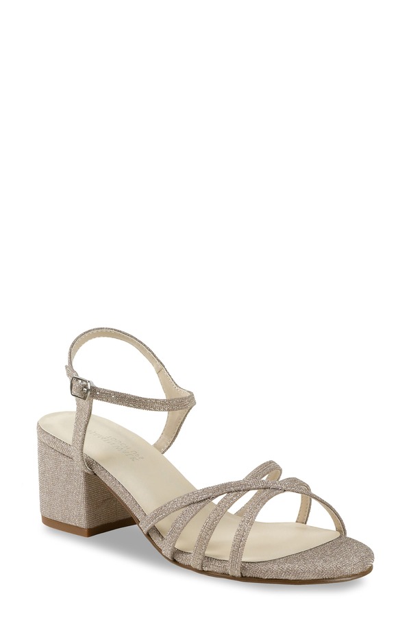 タッチアップ レディース シューズ ヒール サンダル アンクル Touch Ups Delilah Ankle Strap Sandal Champagne シャンパン|ReVida 店