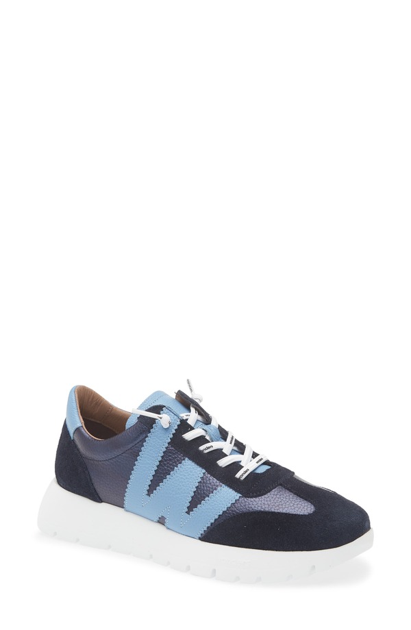 ワンダーズ レディース シューズ スリッポン・ローファー スニーカー Wonders Fashion Slip-On Sneaker Noche/ Bluet