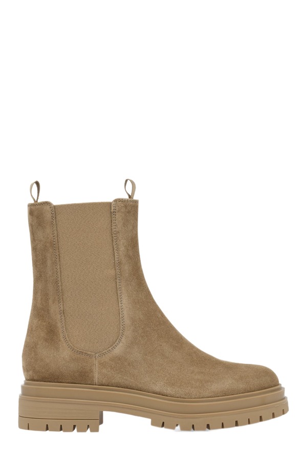 ジャンヴィト ロッシ レディース シューズ ブーツ・レインブーツ Gianvito Rossi Chester Biker Boots Beige ベージュ