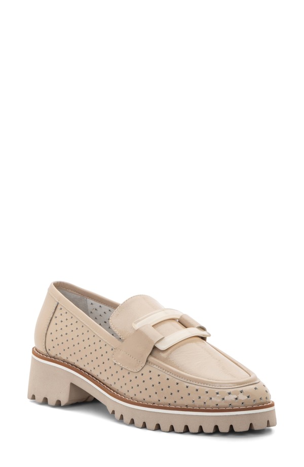 アラ レディース シューズ スリッポン・ローファー ara Kegon Loafer Light Beige ベージュ|ReVida 店