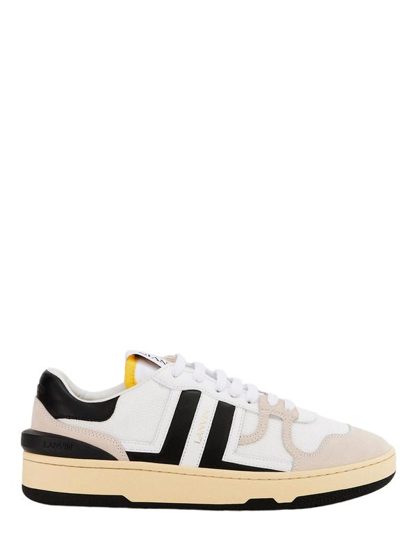 ランバン レディース シューズ スニーカー メッシュ Lanvin CLAY MESH SNEAKERS White-Black 白いこと