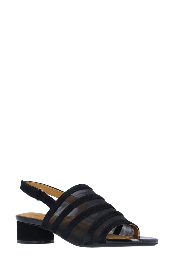 ラモールドピード レディース シューズ ヒール サンダル L'Amour des Pieds Elian Slingback Sandal Black ブラック