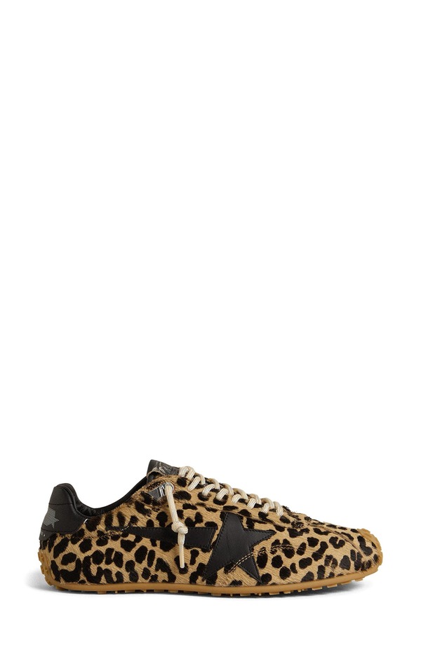 ゴールデングース レディース シューズ スニーカー Golden Goose Marathon Speed Genuine Calf Hair Sneaker Brown And Black Leo/ Black 黒いこと