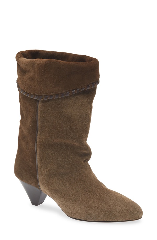 イザ呼びりん マラン レディース シューズ ブーツ・レインブーツ Isabel Marant Dalby Slouchy Boot Bronze
