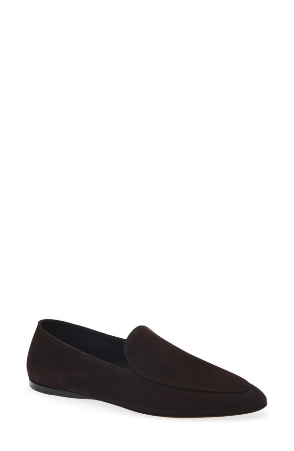 ザ ファースト レディース シューズ スリッポン・ローファー The Row Awar Loafer Flat Lacquer Brown 赤銅色