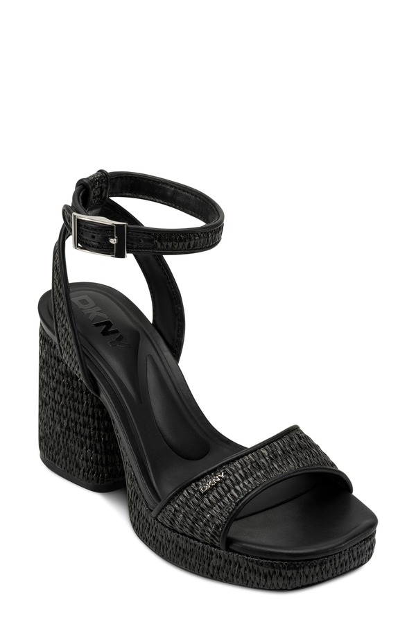 ダナ キャラン ニューヨーク レディース シューズ ヒール サンダル アンクル DKNY Scotiankle Strap Sandal Black ブラック 28,470円