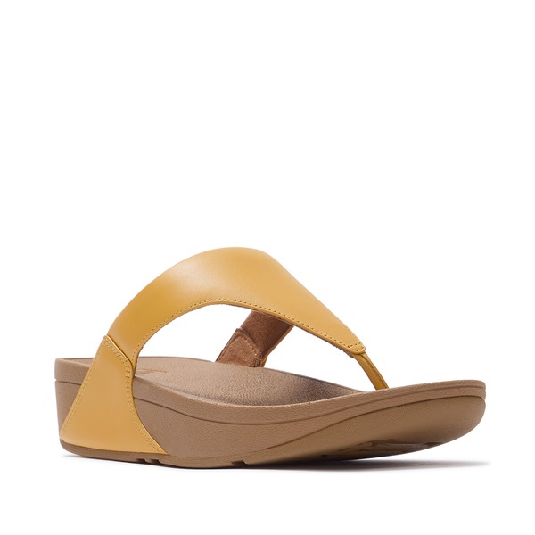フィットフロップ レディース シューズ サンダル レザー FitFlop Lulu Leather Toe Post Sandal Turmeric