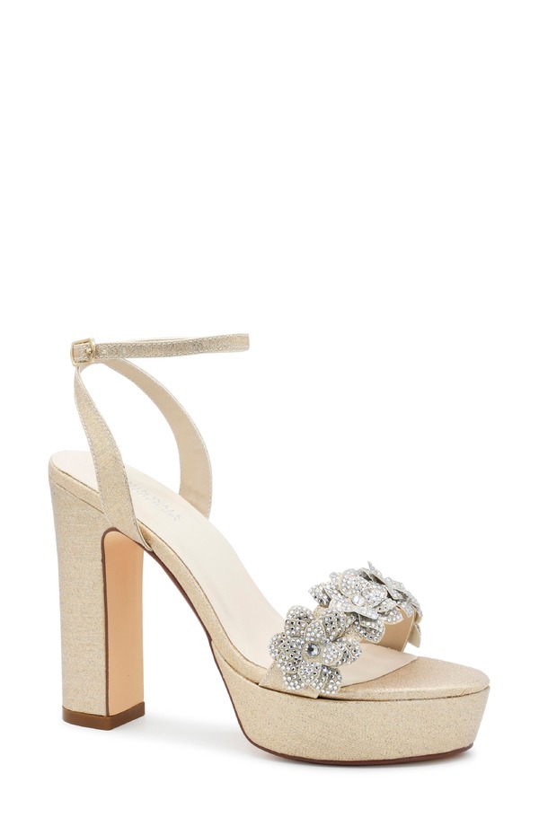 タッチアップ レディース シューズ 踵 プラットホーム サンダル アンクル Touch Ups Lily Ankle Straplatform Sandal Champagne 三鞭酒
