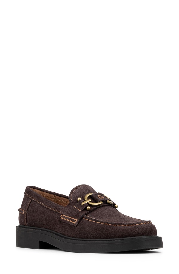 ドナルドプリネール レディース シューズ ヒール ローファー Donald Pliner Galilee Bit Loafer Dark Brown ブラウン