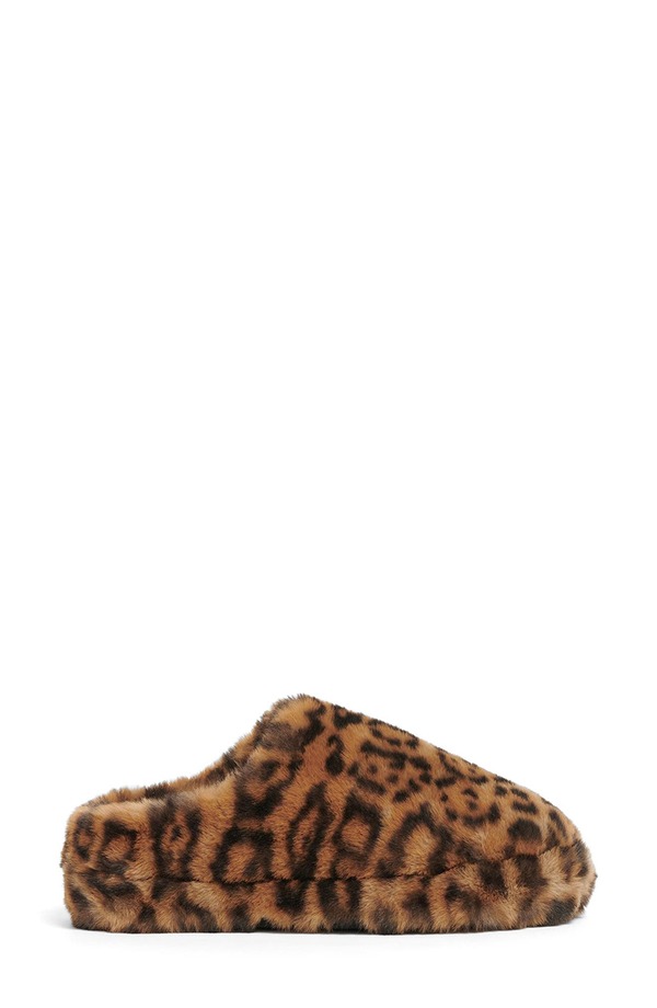 アパリス レディース シューズ サンダル プリント Apparis Misha Leopard Print Faux Fur Slipper Leopard アニマル｜ReVida 店 37,570円