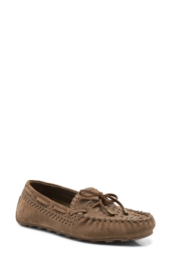 フリーピープル レディース シューズ サンダル ローファー Free People Misty Driving Loafer Olive Suede オリーブ｜ReVida 店