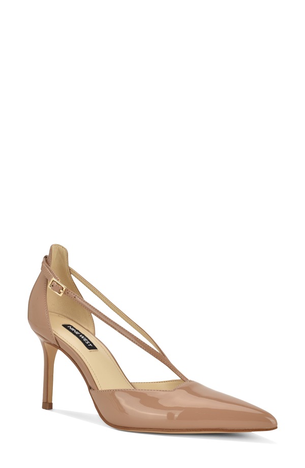 ナインウェスト レディース シューズ 踵 Nine West Collae Pointed Toe Pump Light Natural