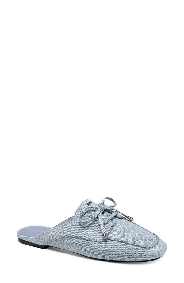 ダナ キャラン ニューヨーク州 レディース シューズ スリッポン・ローファー DKNY Delmar Mule Lt. Blue 青色 ローファー-靴-レディース靴