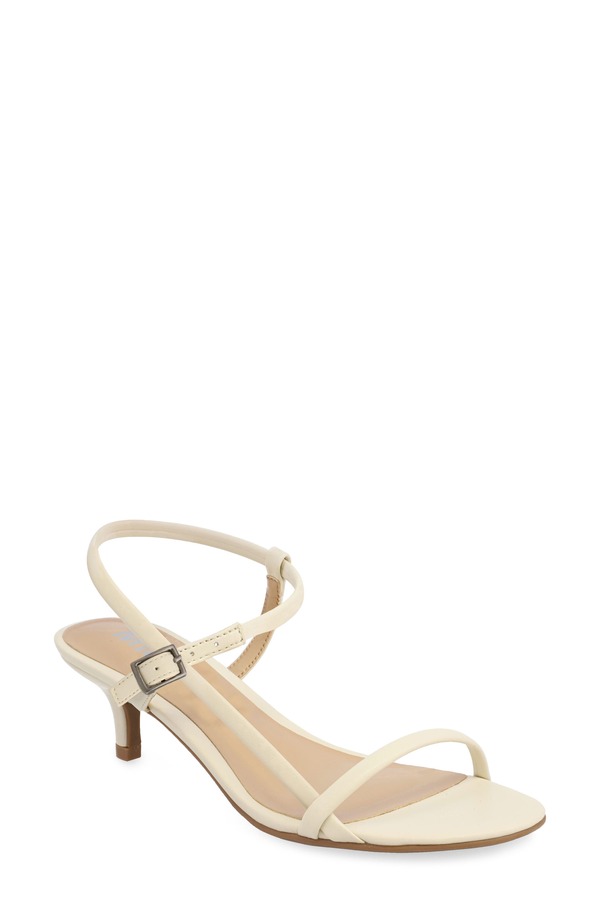 ミア レディース シューズ ヒール サンダル アンクル MIA Meleani Ankle Strap Kitten Heel Sandal Bone｜ReVida 店