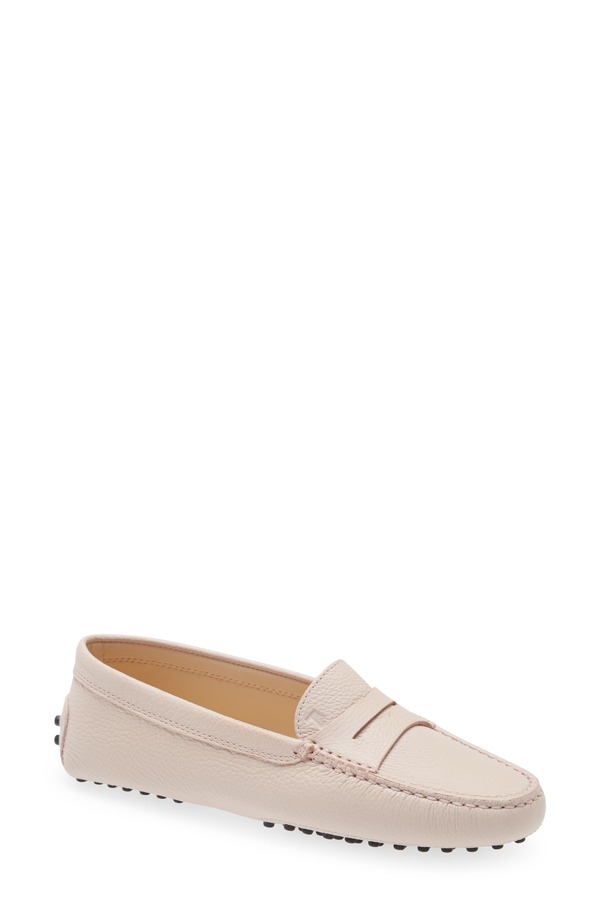 トッズ レディース シューズ スリッポン・ローファー Tod\u0027s Driving Penny Loafer Blush 毛はらい