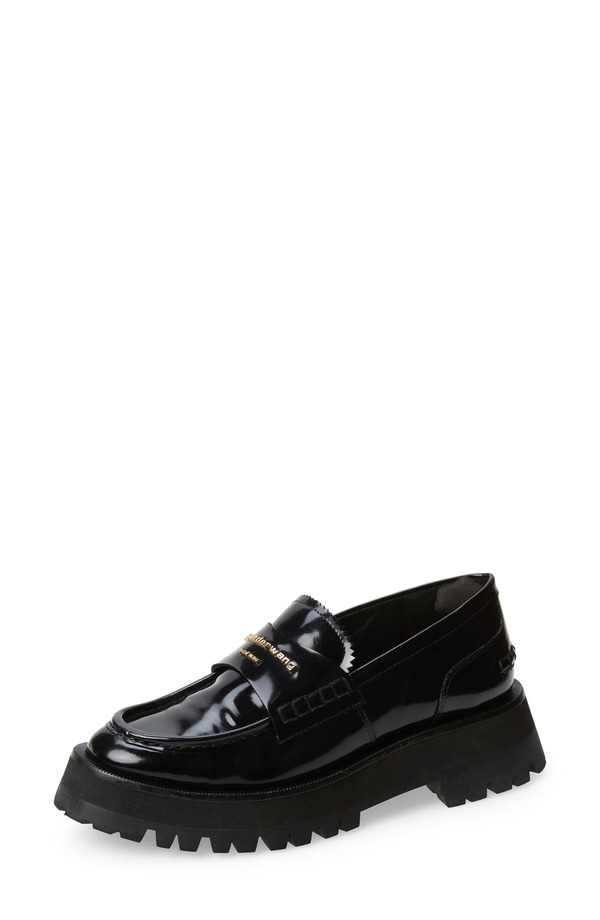 アレキサンダーワン レディース シューズ スリッポン・ローファー Alexander Wang Carter Lug Sole Loafer Black 黒いこと