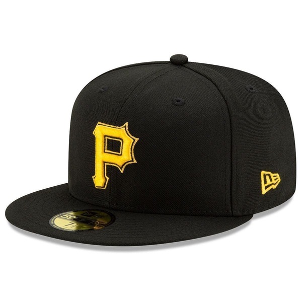 ニューエラ レディース アクセサリー 帽子 Men's New Era Black Pittsburgh Pirates Alternate 2 Authenticollection-Field 59FIFTY Fitted Hat Black ブラック
