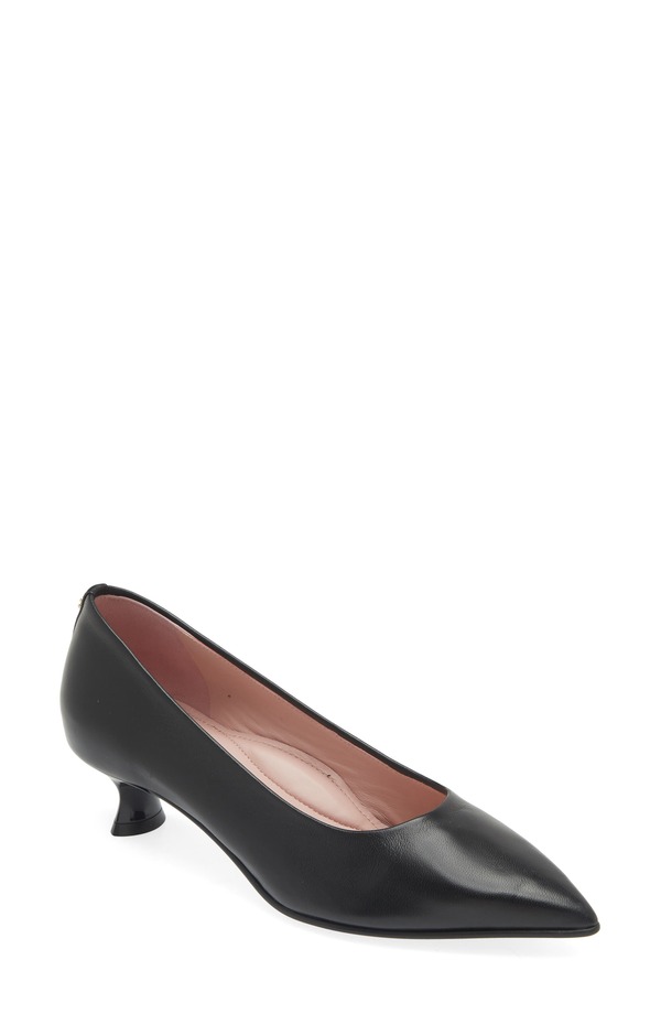 ナオト レディース シューズ ヒール Naot Romy Pointed Toe Pump Black Nappa Leather ブラック