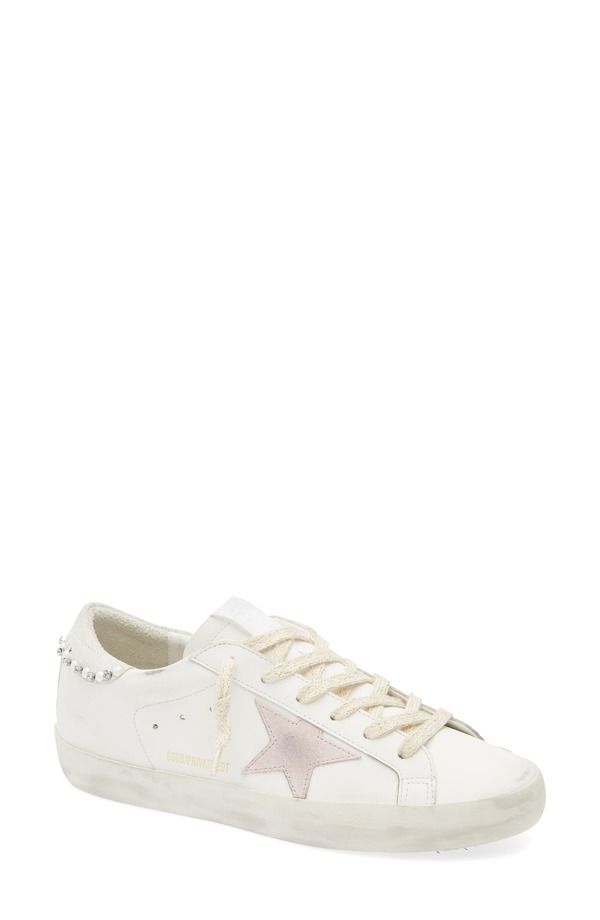 ゴールデングース レディース シューズ スニーカー Golden Goose Super-Star Low Top Sneaker White/ Pink 白いこと