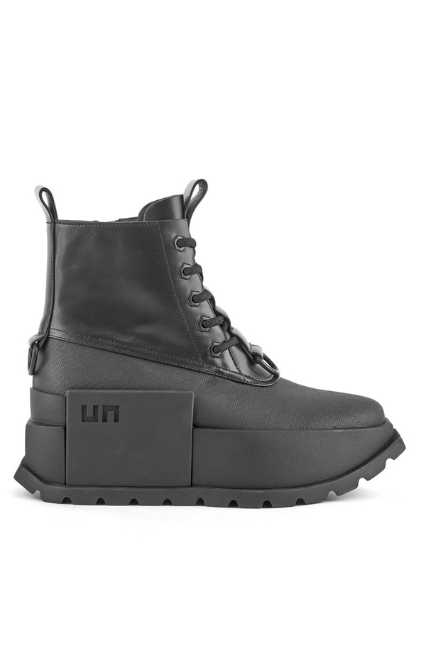 ユナイテッド素っぽんぽん レディース シューズ ブーツ・レインブーツ プラットホームブーツ プラットホーム United Nude Roko Patrol Platform Boot Black 黒いこと