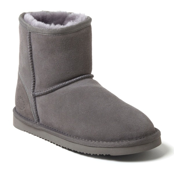 ディアフォームズ レディース シューズ ブーツ・レインブーツ Fireside By Dearfoams Rosebery Genuine Shearling Boot Grey 薄墨色