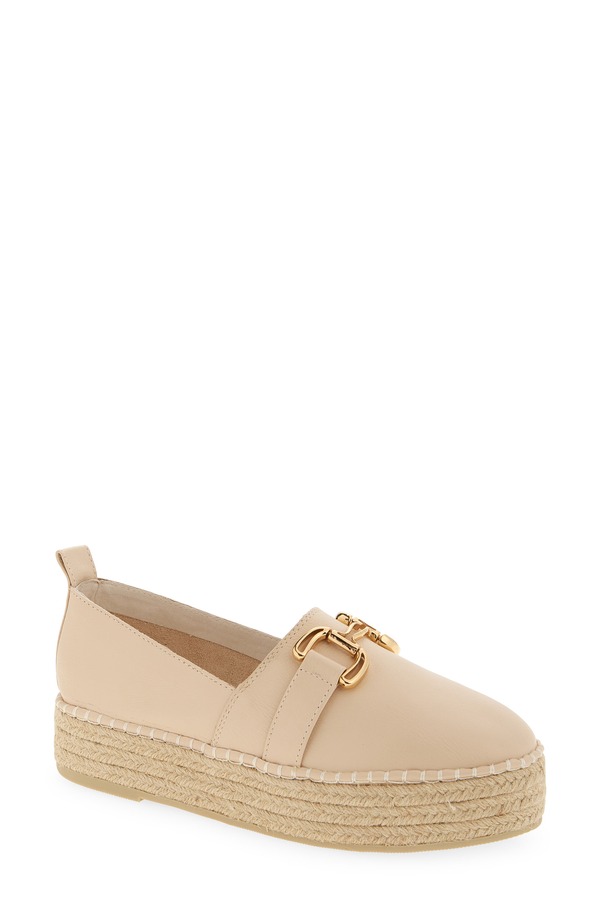 ショコラブルー レディース シューズ サンダル プラットフォーム Chocolat Blu Nabi Platform Espadrille Cream Leather クリーム｜ReVida 店