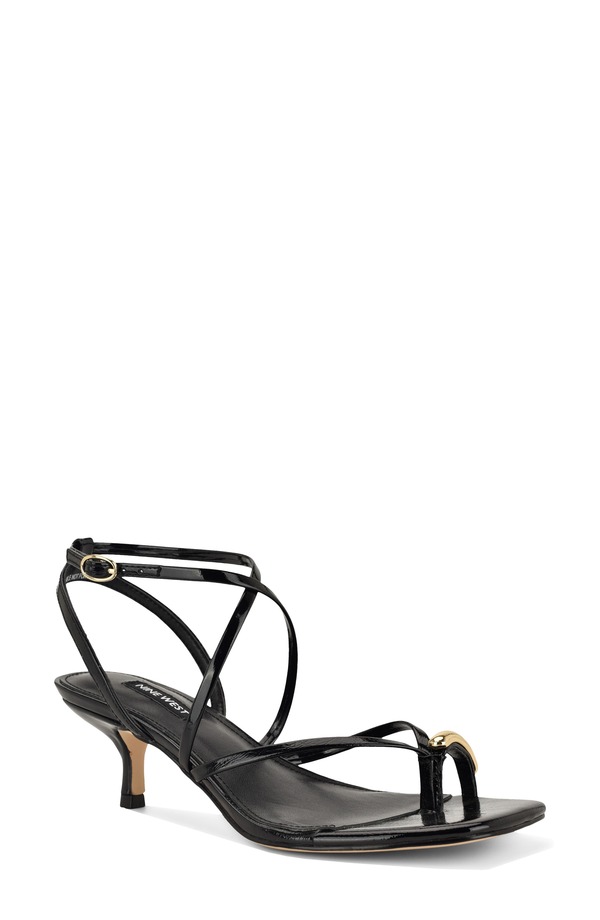 ナインウェスト レディース シューズ 踵 サンダル アンクル Nine West Mays Ankle Strap Sandal Black 黒いこと