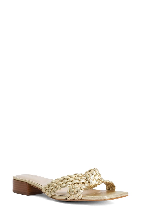 デューンロンドン レディース シューズ 踵 サンダル スピード競技 Dune London Lacees Block Heel Sandal Gold ゴールド