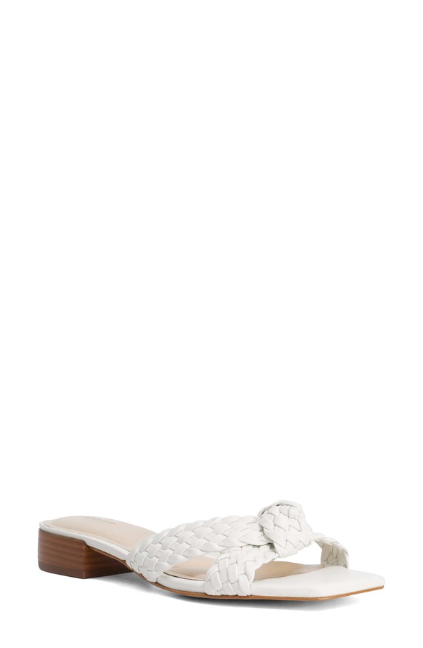 デューンロンドン レディース シューズ 踵 サンダル スピード競技 Dune London Lacees Block Heel Sandal White 白いこと