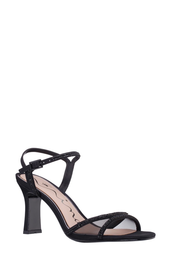ニナ レディース シューズ 踵 サンダル アンクル Ninadelankle Strap Sandal Black 黒いこと