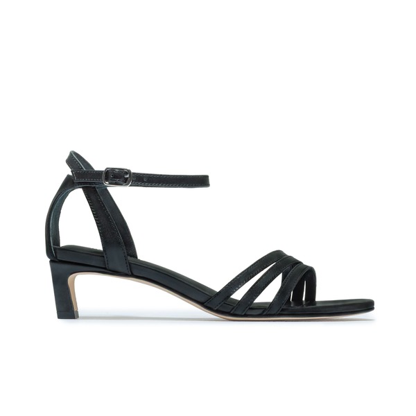 ベルナード レディース シューズ 踵 サンダル Bernardo Footwear Lima Low Heel Sandal Black 黒いこと